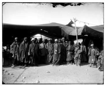 Group of young Bedouin women tent-dwellers in Moab of the Adwan tribe LOC matpc.06841