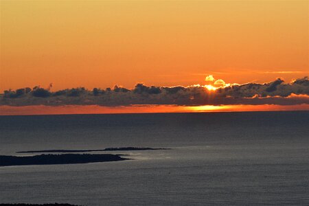 Sky ocean water photo