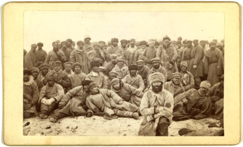 Group portrait of large group of convicts LCCN99615659