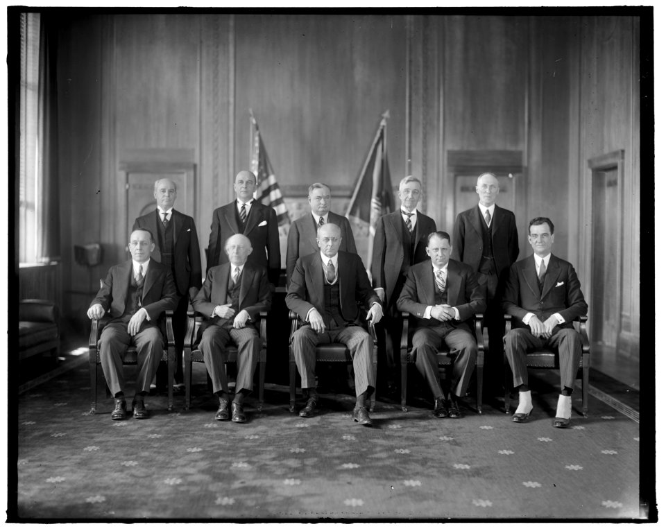 Group; Homer S. Cummings, center front LCCN2016862706