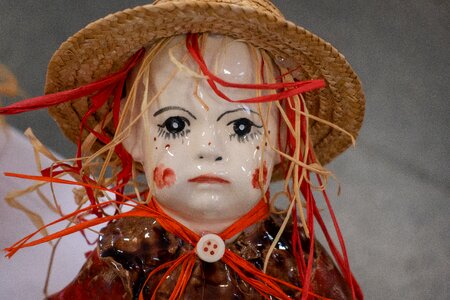 Doll face cute hand work of art
