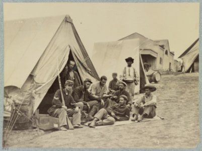 Group, 22nd New York State Militia, near Harpers Ferry, Va., 1861 (i.e. 1862) LCCN2013647885