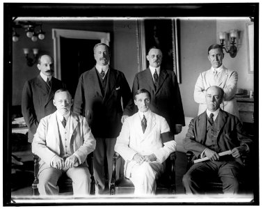 Group- William Gibbs McAdoo, center front LOC hec.13498