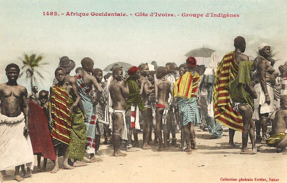 Groupe d'indigènes (Côte d'Ivoire)