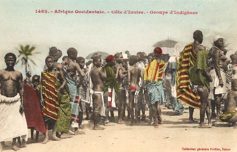 Groupe d'indigènes (Côte d'Ivoire)