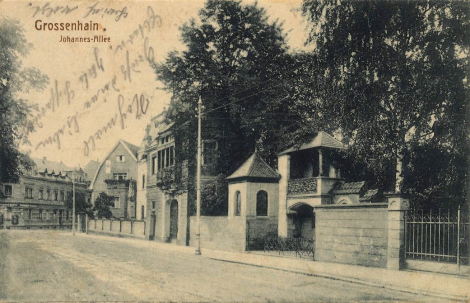 Großenhain, Sachsen - Johannesallee (Zeno Ansichtskarten)