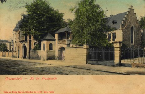 Großenhain, Sachsen - An der Promenade (Zeno Ansichtskarten)