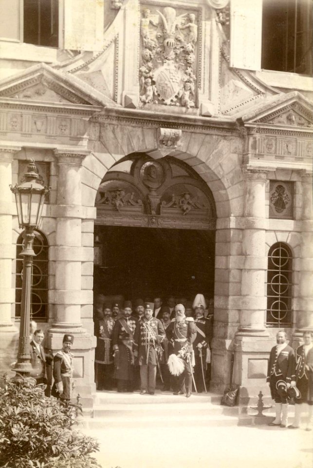 Großherzog Friedrich I von Baden und Nasser al-Din Shah Qajar Schah von Persien