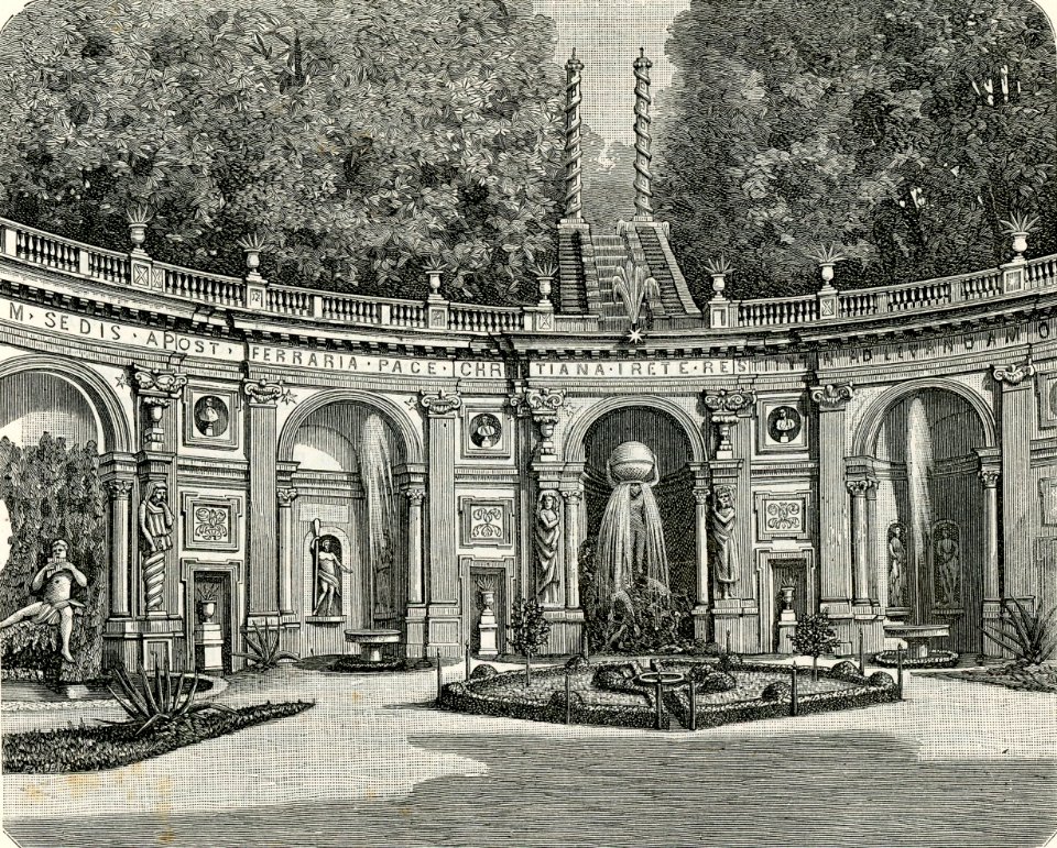 Frascati cascata di Villa Aldobrandini