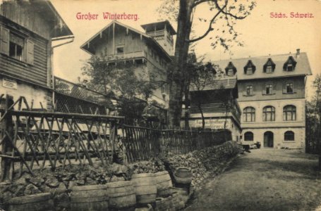 Großer Winterberg (Berg), Sachsen - Gebäudeansicht (Zeno Ansichtskarten)