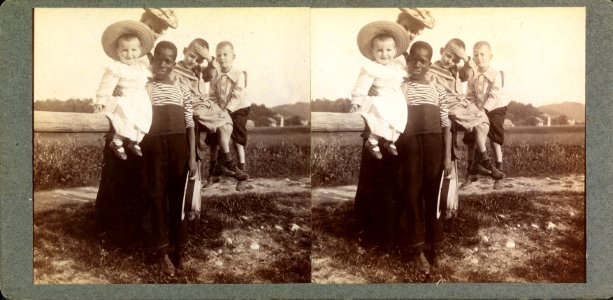 Frau mit Kindern - ETH BIB Ans 07241 (Johannes Meiner)