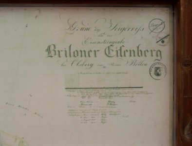 Grubenplan Eisenberg Brilon 02