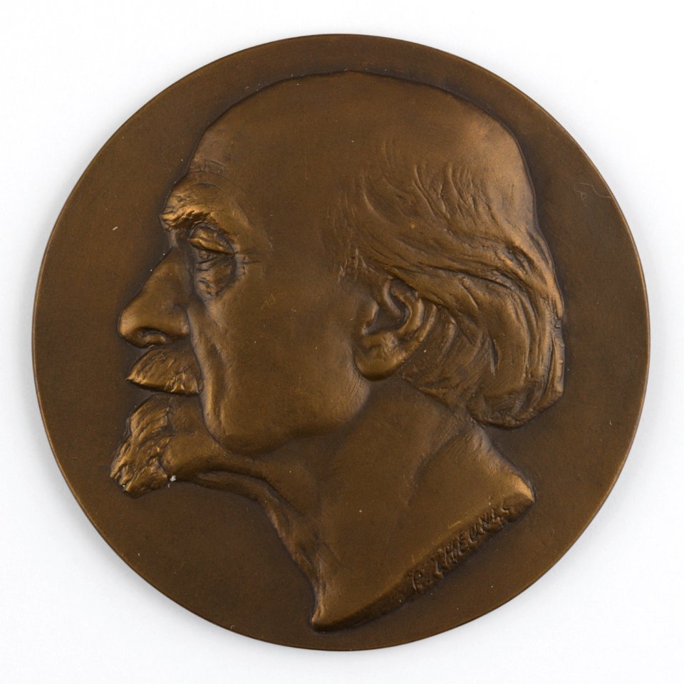 François Rasse - Prix Ecole de Musique Saint-Josse-Ten-Noode - Schaerbeek, medal by Pierre Theunis, Belgium, (1945), Coins and Medals Department of the Royal Library of Belgium, 2N260-19 (recto)