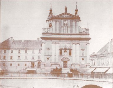 Frančiškanska cerkev 1890