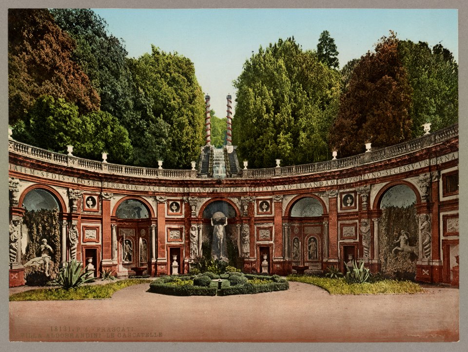 Frascati. Villa Aldobrandini . Le Cascatelle LOC ppmsca.52653