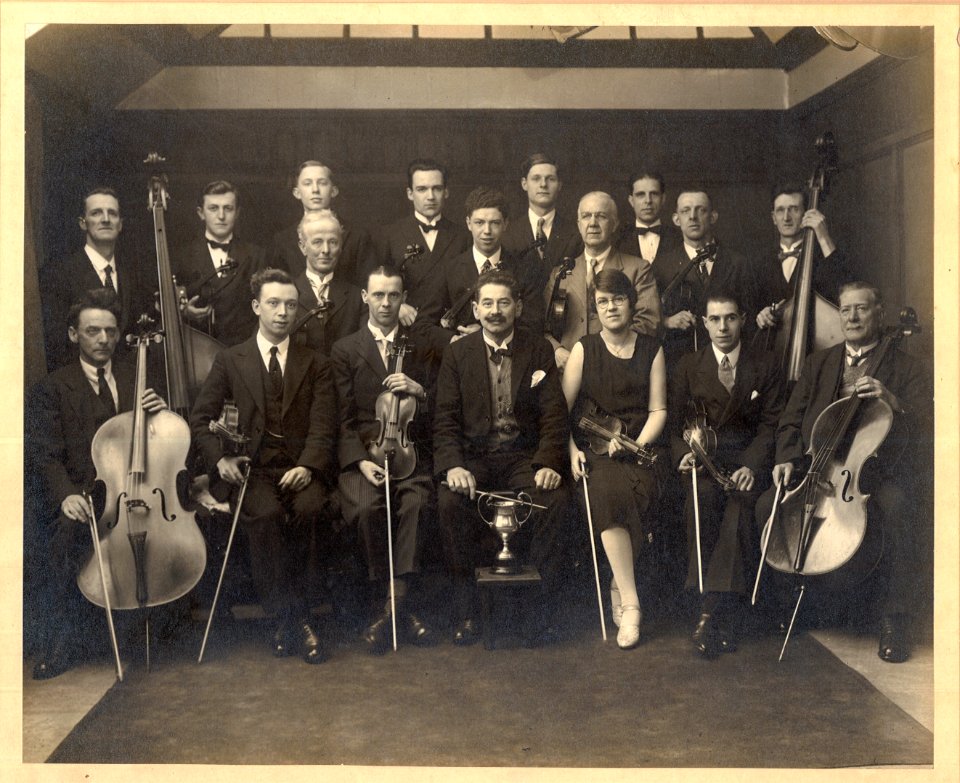 Fred C Palmer GWR Orchestra Swindon ca1922