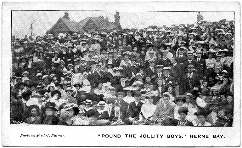 Fred C Palmer Herne Bay crowd print