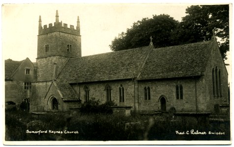 Fred C Palmer Somerford Keynes church