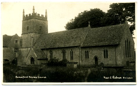 Fred C Palmer Somerford Keynes church photo