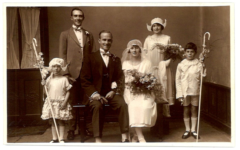 Fred C Palmer wedding group 002