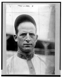 Fred Clifford Cap Clarke, Pittsburgh Pirates baseball player-manager, head-and-shoulders portrait, facing front, wearing uniform LCCN2003689082