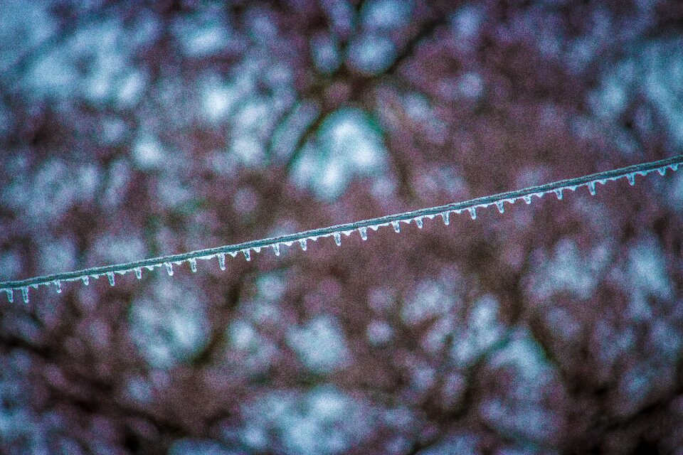 Crystal outdoor frost