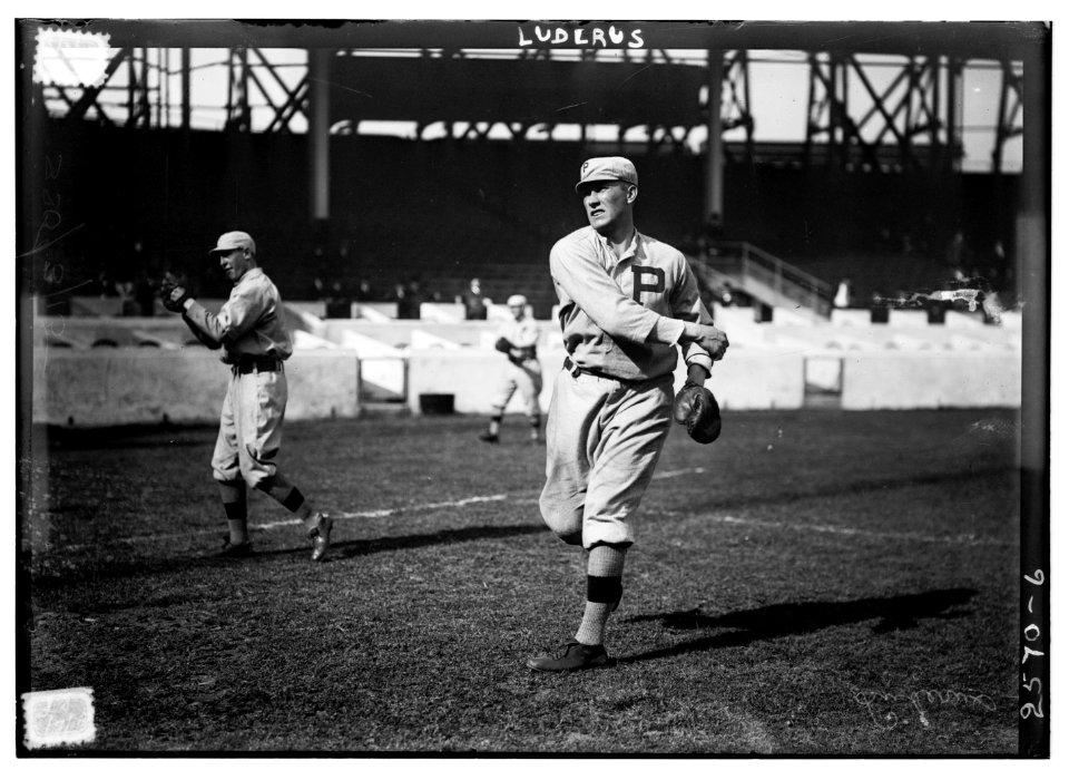 Fred Luderus, Philadelphia NL, at Polo Grounds, NY (baseball) LCCN2014692202