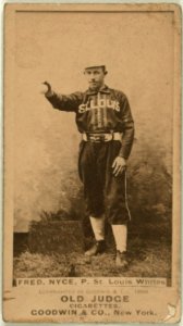 Fred Nyce, St. Louis Whites, baseball card portrait LCCN2008675217