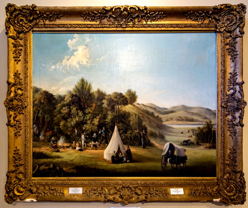 Frederick Timpson I'Ons-1820s Settlers camped on the Great Fish (Inxuba) River-0698