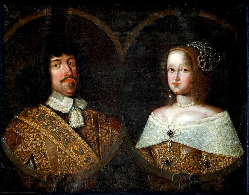 Frederik III of Denmark (1609 – 70) and Sofia Amalia of Braunschweig-Lyneburg (1628 – 85) - Google Art Project