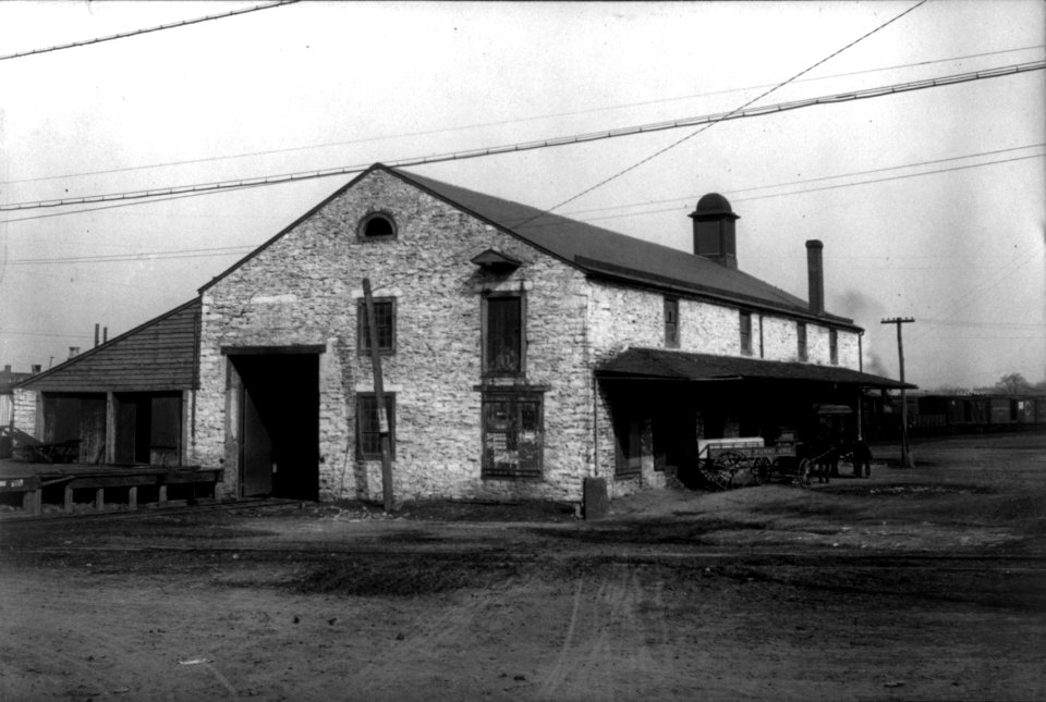 Frederick MD B&O 1831 station - 1906 photo
