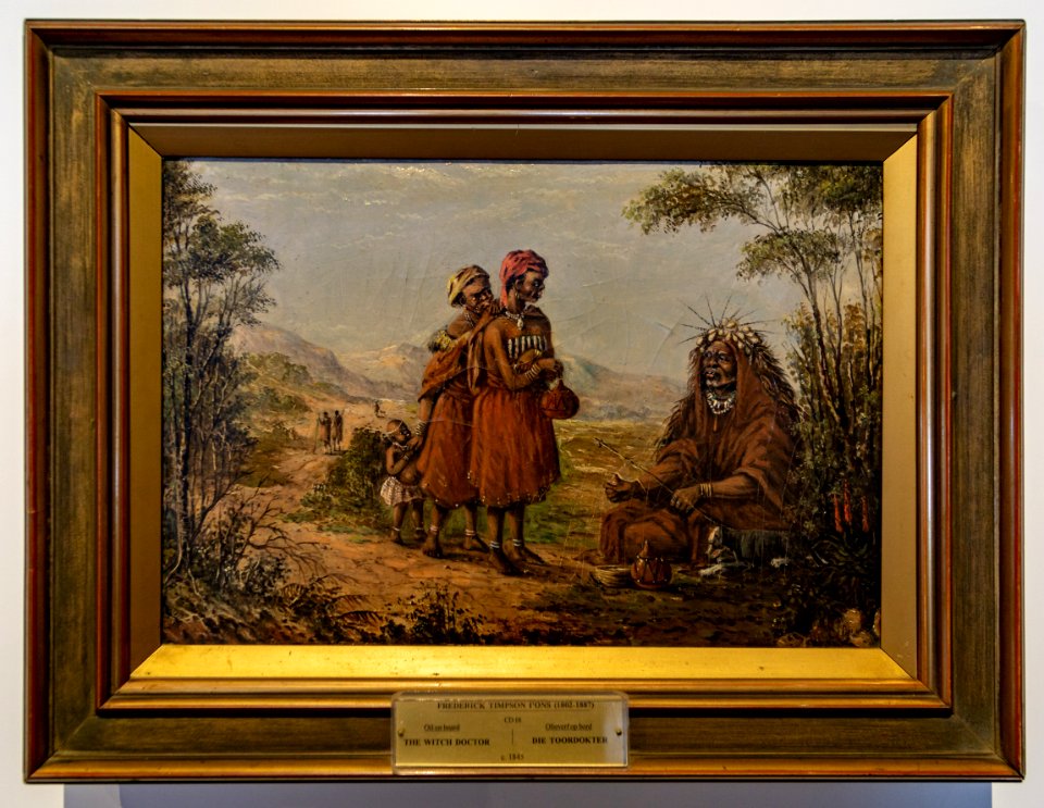 Frederick Timpson I'Ons-Women consulting a diviner (igqira)-0690