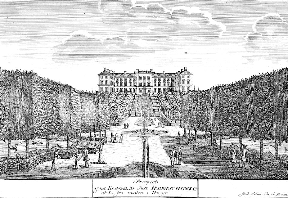 Frederiksberg Palace (1756 engraving)