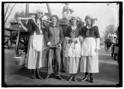 FREE MILK FOR FRANCE 'PARADE' MARGARET HARDING, CARTER MILLINKEN, AVIS HUGHES, FRANCES HAMPSON LCCN2016869579