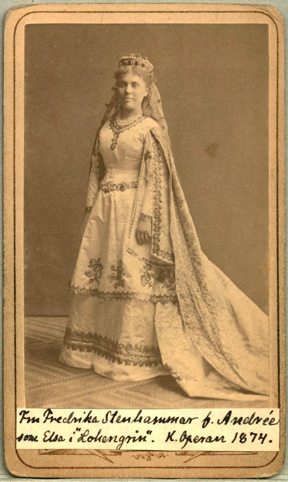 Fredrika Stenhammar, rollporträtt - SMV - H7 177