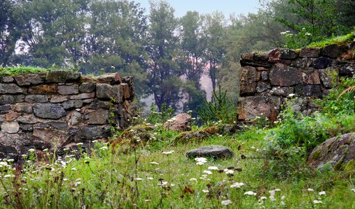 Old stone wall old wall
