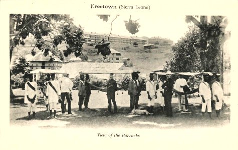 Freetown-View of the Barracks