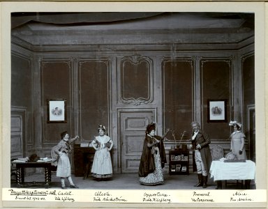 Fregattkaptenen, Dramatiska teatern 1904. Föreställningsbild - SMV - H15 007