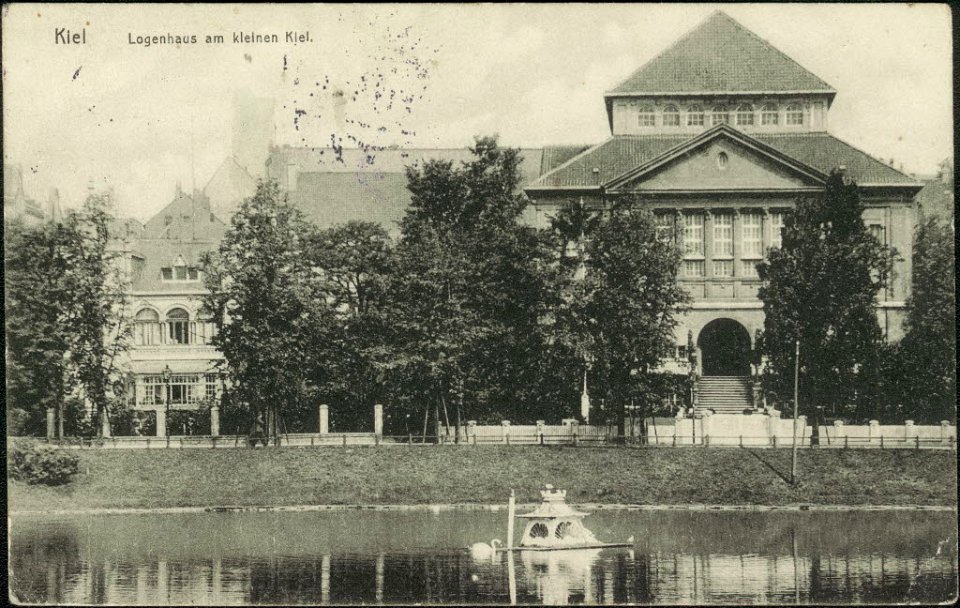 Freimaurer-Logenhaus Alma an der Ostsee am Lorentzendamm 23 (Kiel 26.569)