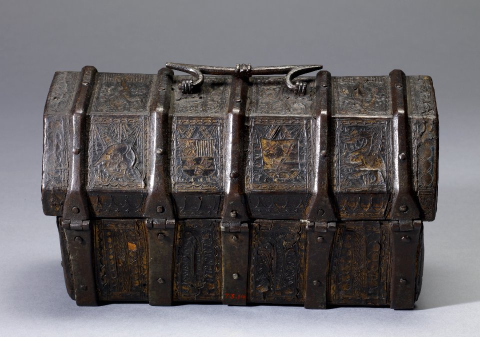 French - Casket with Scenes from Romances - Walters 7314 - Top View C