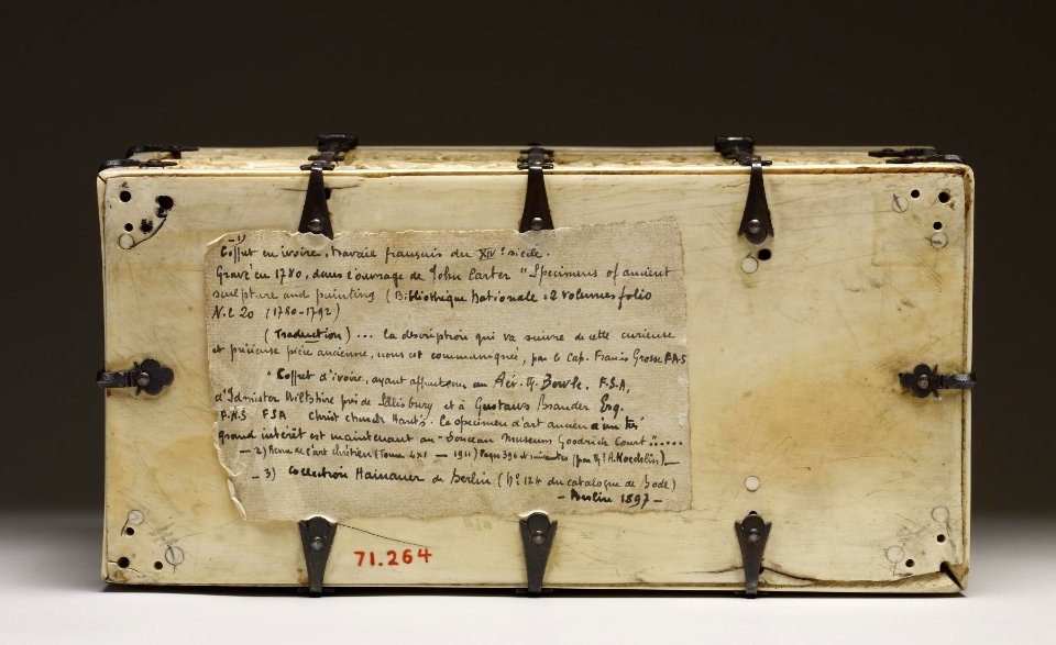 French - Casket with Scenes of Romances - Walters 71264 - Bottom
