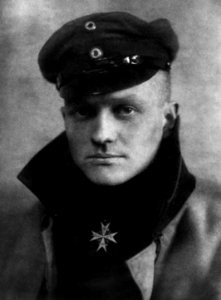 Freiherr Rittmeister von Richthofen. Baron Captain Manfred von Richthofen, circa 1917 - 540163 restored