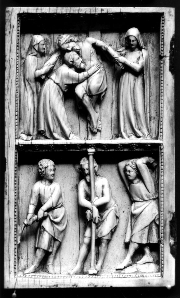 French - Deposition and Flagellation - Walters 71122