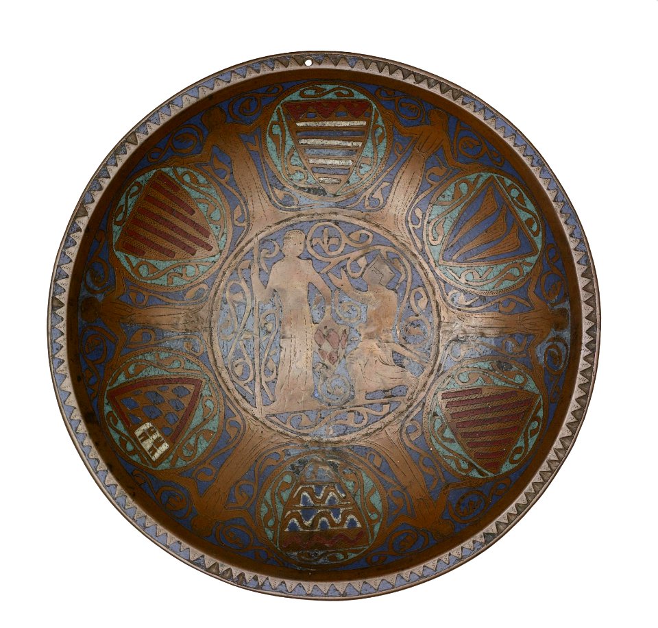 French - Gemellion with Kneeling Knight - Walters 4474