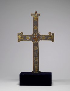 French - Altar Cross - Walters 44108 - Back