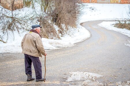 Elderly grandfather old