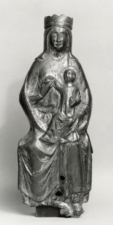 French - Appliqué Figure of the Madonna and Child - Walters 533