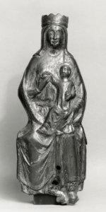 French - Appliqué Figure of the Madonna and Child - Walters 533