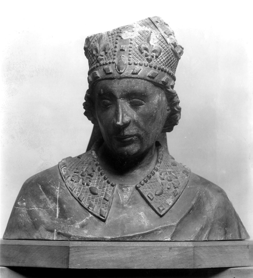 French - Bust of St Louis of Toulouse - Walters 27273