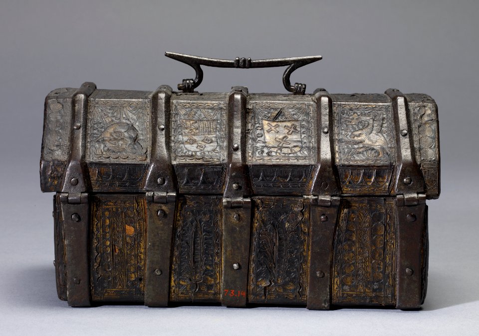 French - Casket with Scenes from Romances - Walters 7314 - Back